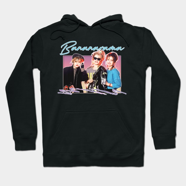 Vintage-Styled 80s Bananarama Design Hoodie by DankFutura